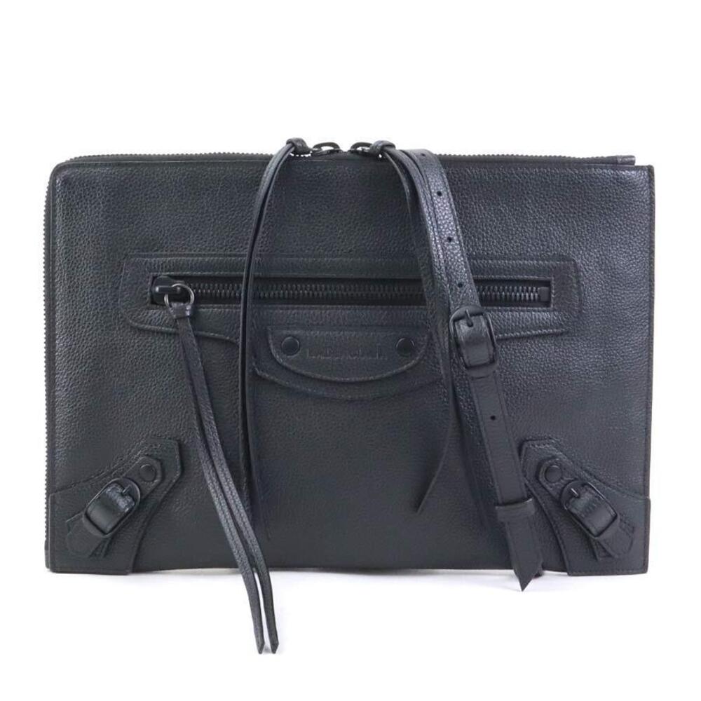Balenciaga Bag Classic Shoulder Leather Black Neo - Picture 2 of 4